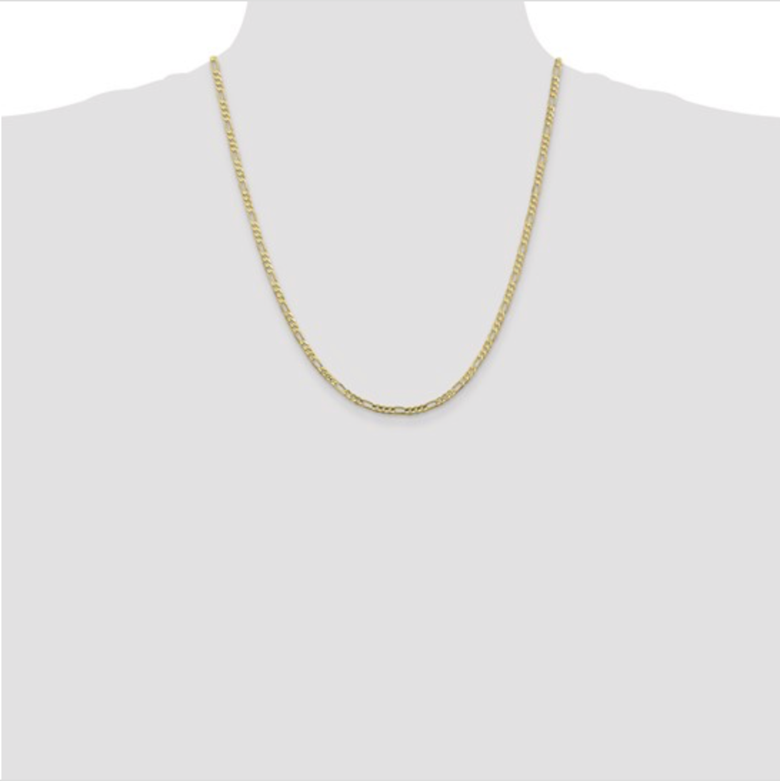 Semi-Solid Figaro Chain