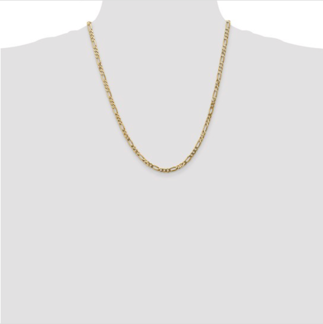 Semi-Solid Figaro Chain