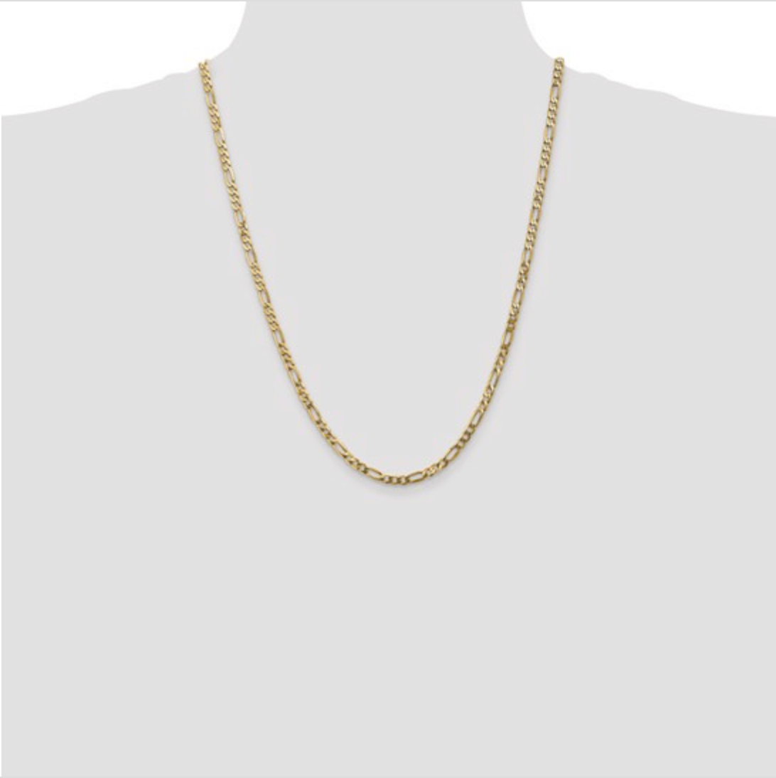 Semi-Solid Figaro Chain