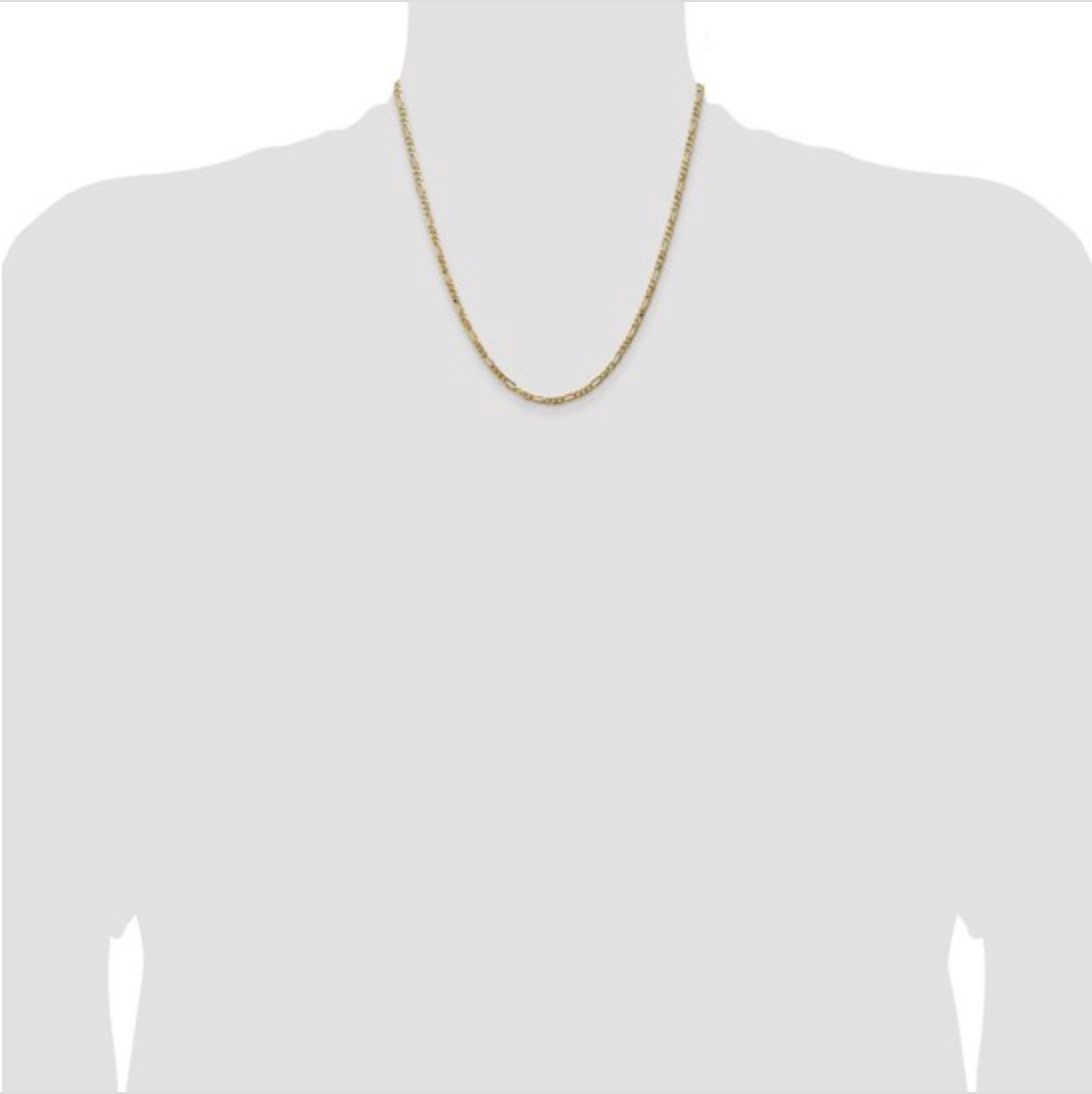 Semi-Solid Figaro Chain