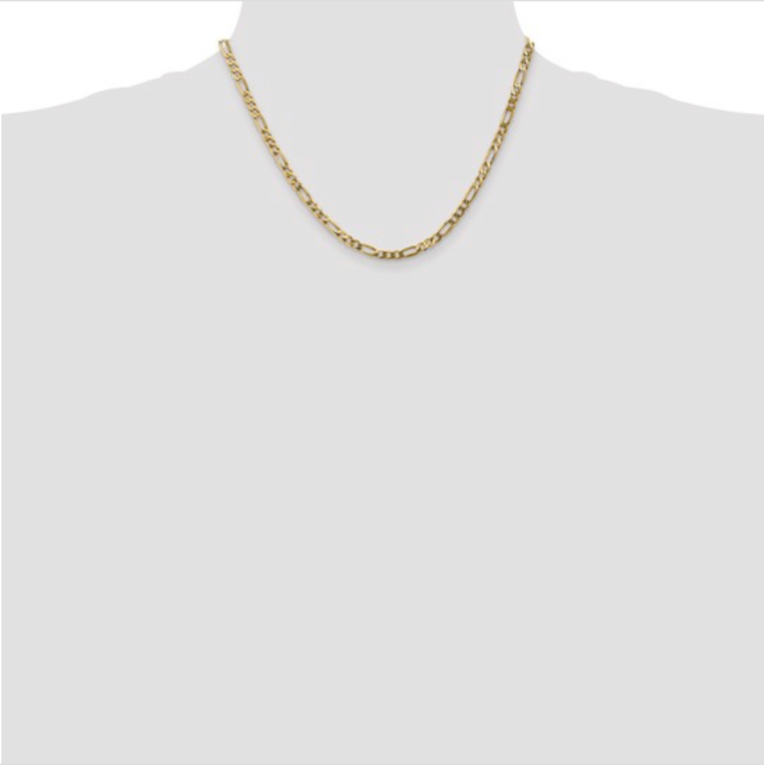 Semi-Solid Figaro Chain