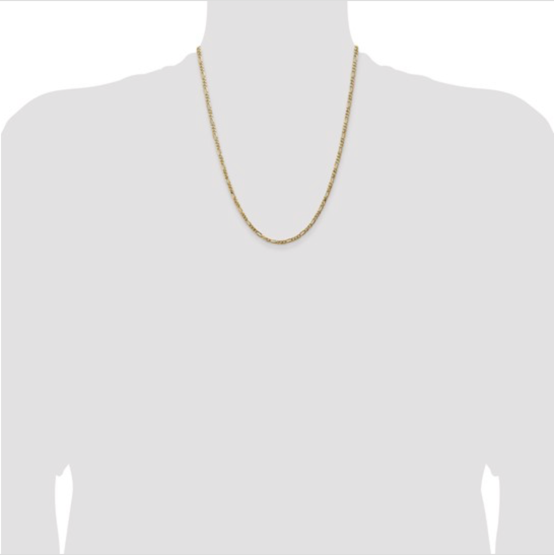 Semi-Solid Figaro Chain