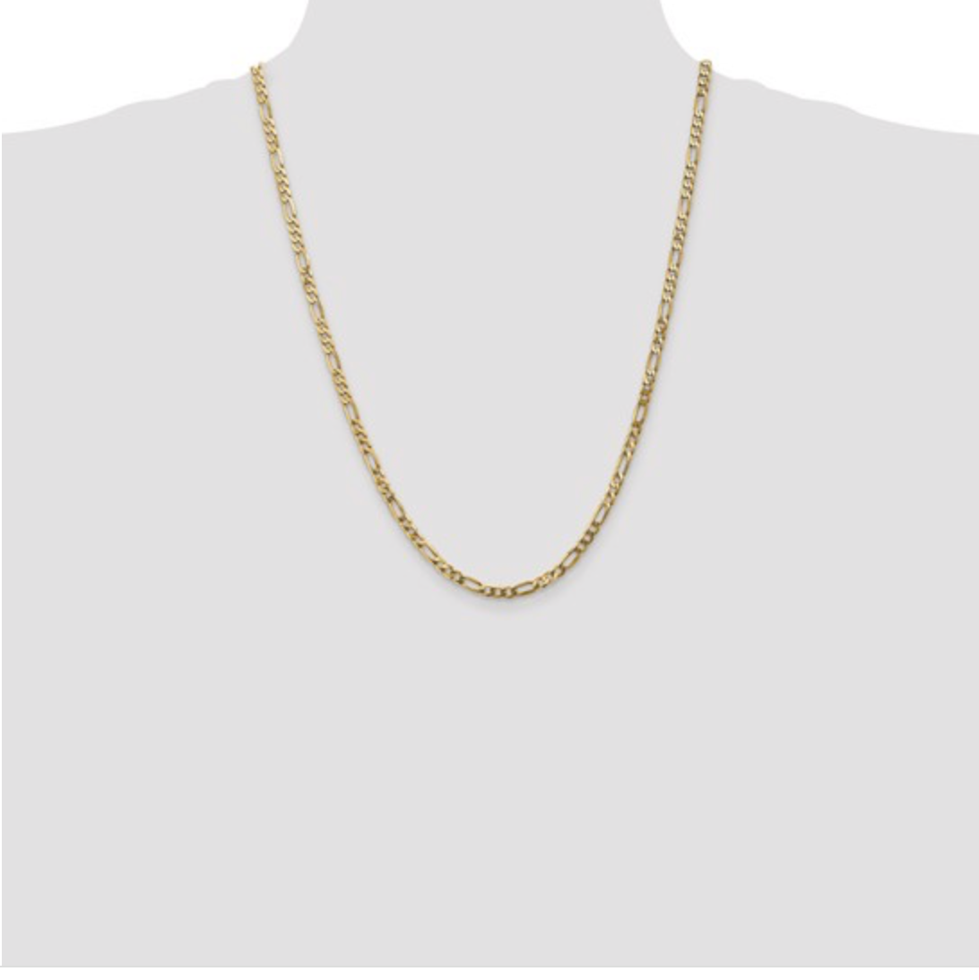 Semi-Solid Figaro Chain