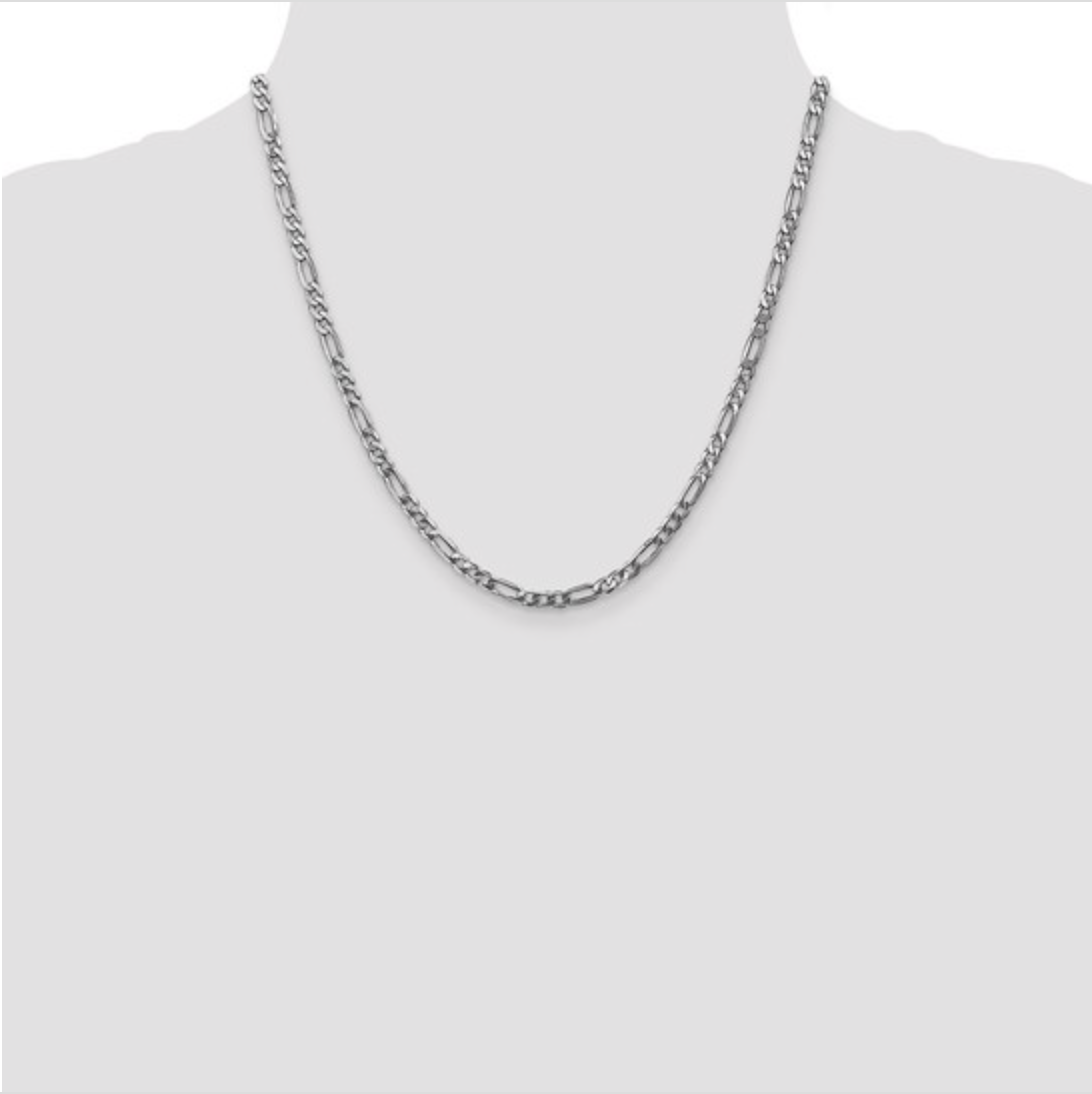 Semi-Solid Figaro Chain