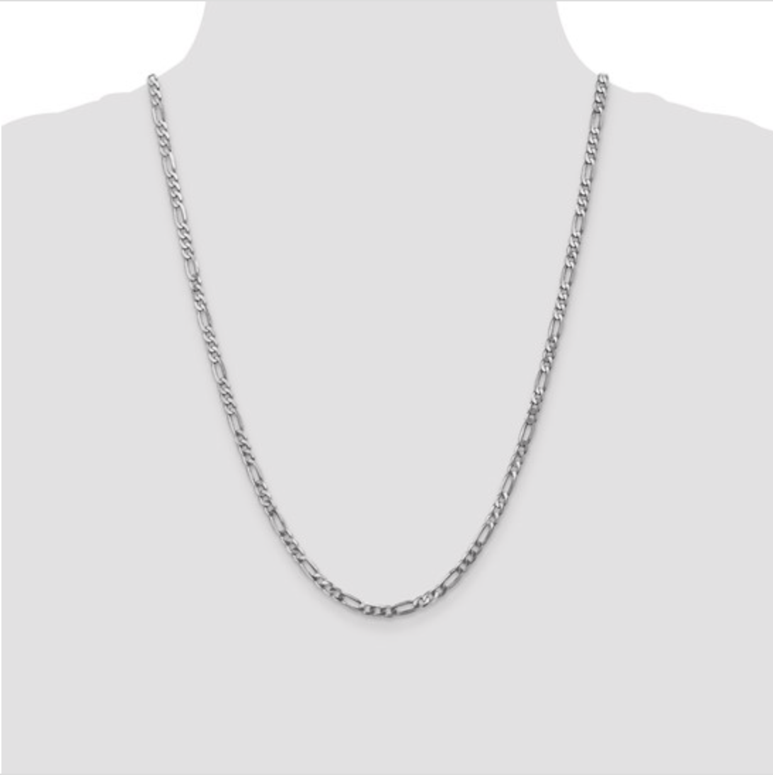 Semi-Solid Figaro Chain