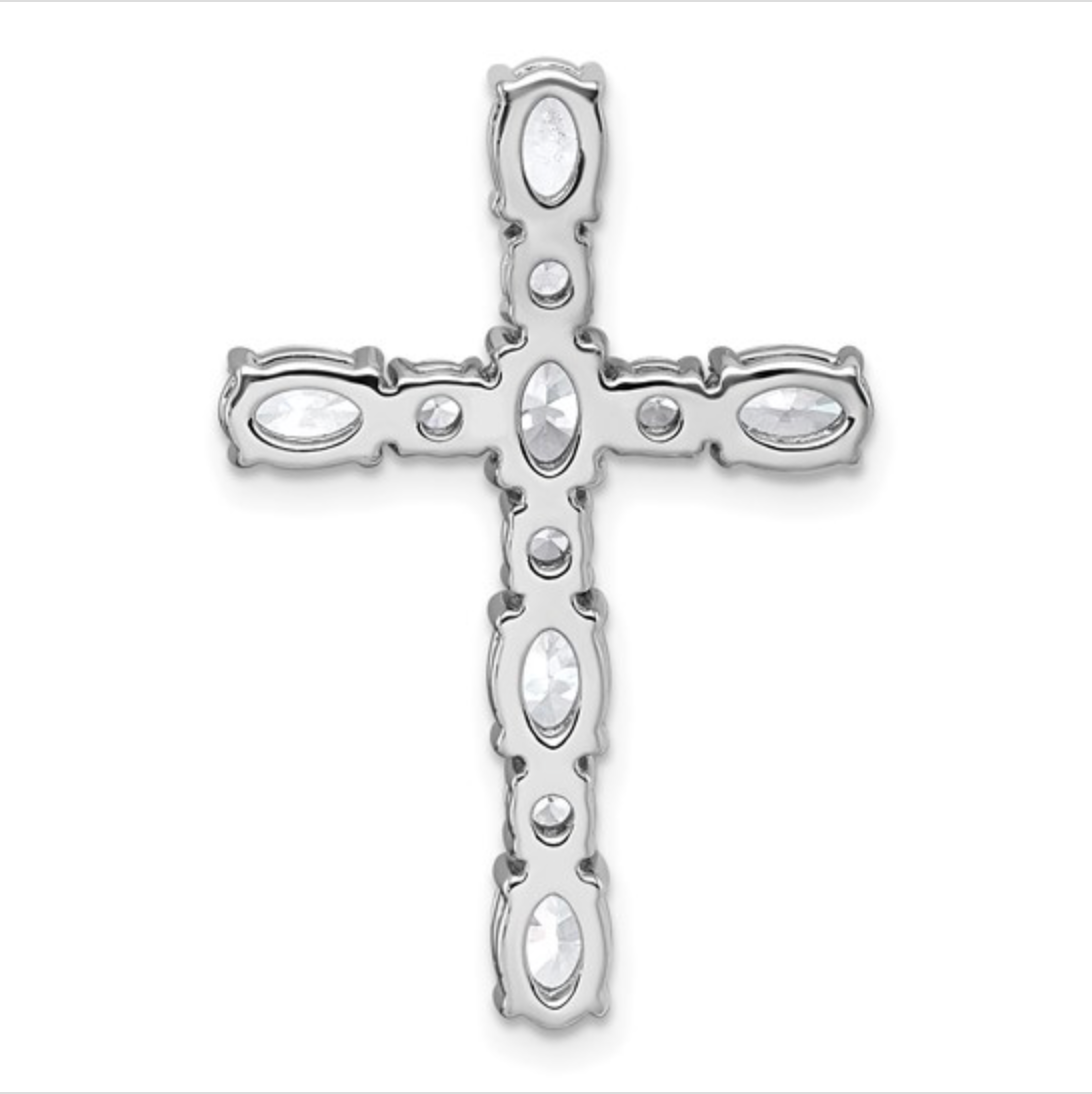 Gold Lab Grown Diamond Cross