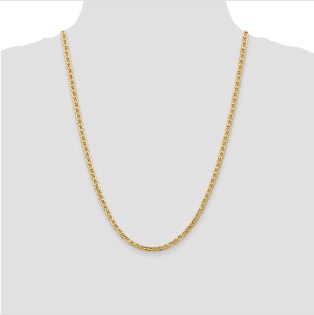 Anchor Chain 10k Gold