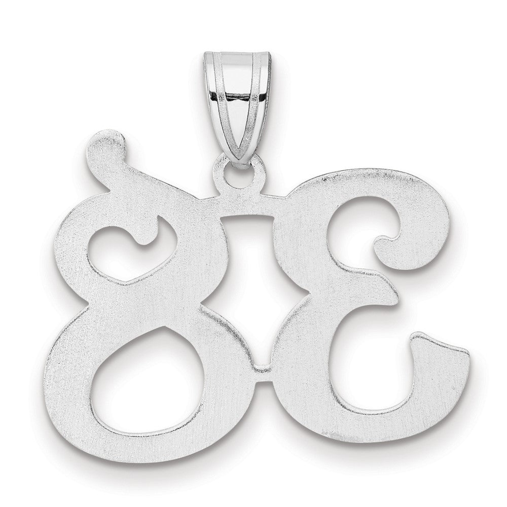 14kw Polished Number 38 Pendant