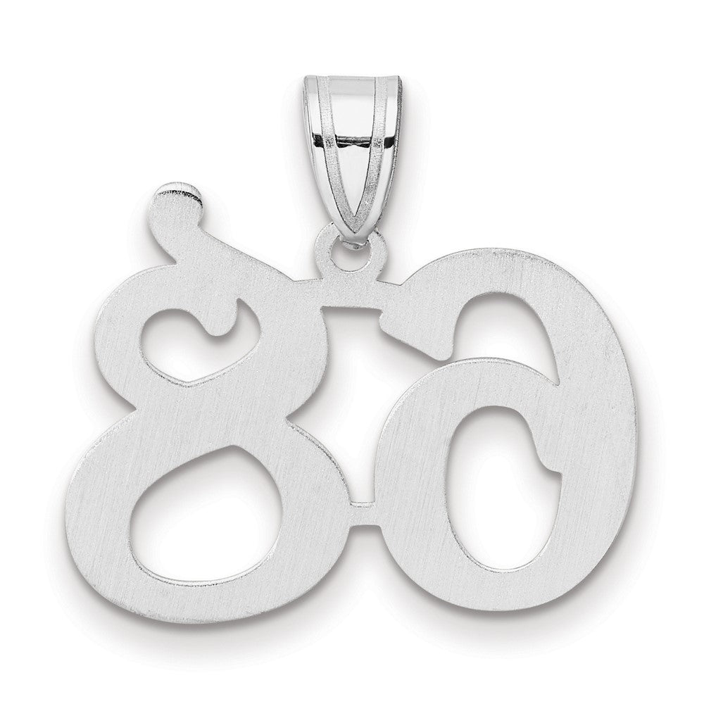 14kw Polished Number 68 Pendant