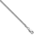 14k White Gold 1.5mm Franco Chain