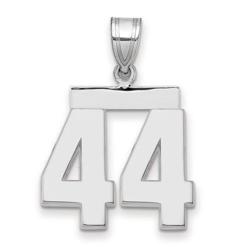 10kw Medium Polished Number 44 Charm