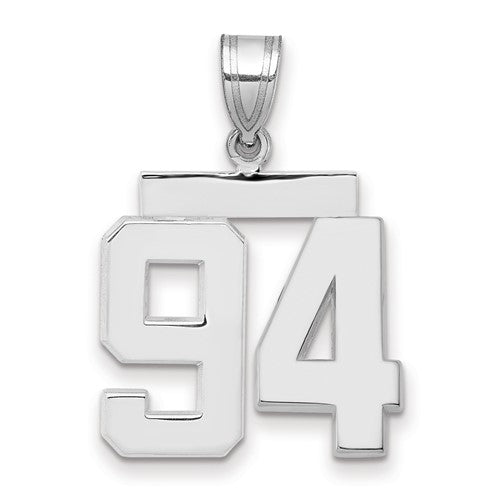 14kw Medium Polished Number 94 Charm