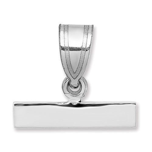 14kw Medium Polished Top Charm