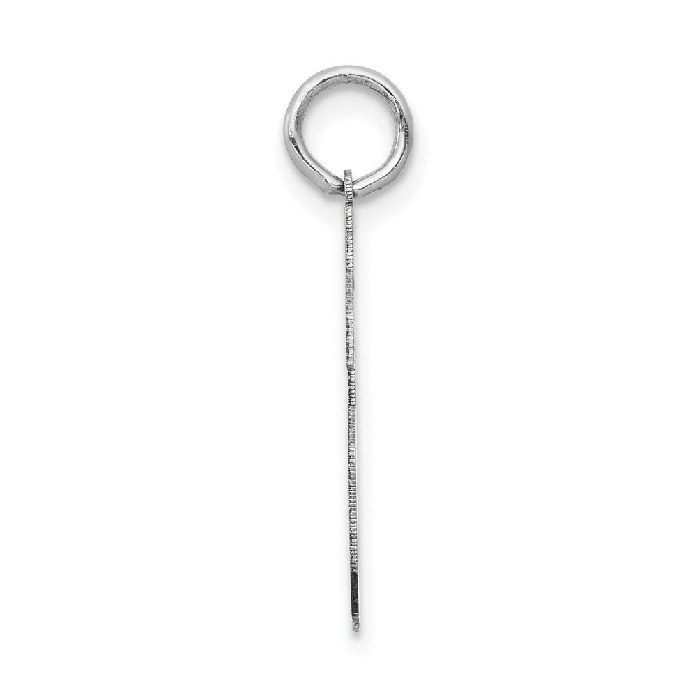14kw Medium Satin Number 46 Charm