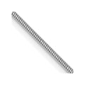 14k White Gold 1.1mm Round Snake Chain