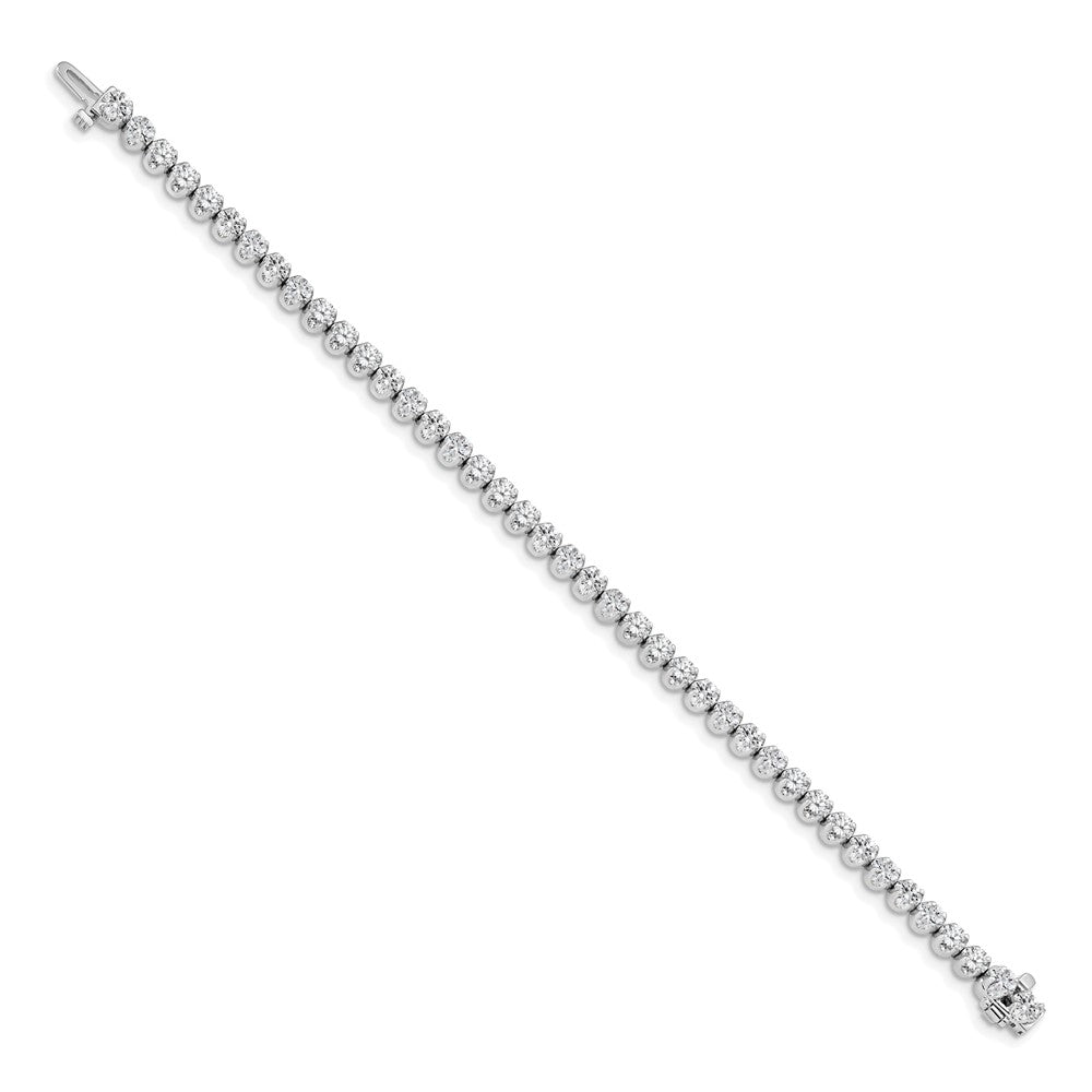 14k White Gold VS Diamond Tennis Bracelet