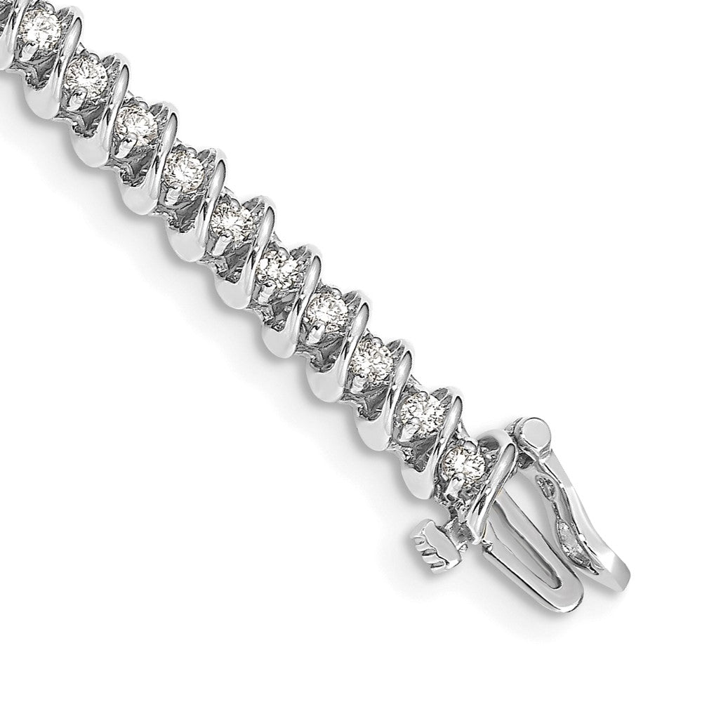 14k White Gold VS Diamond Tennis Bracelet