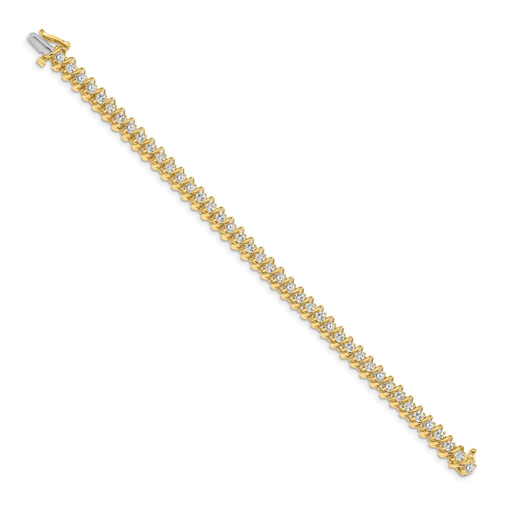 14k A Diamond Tennis Bracelet