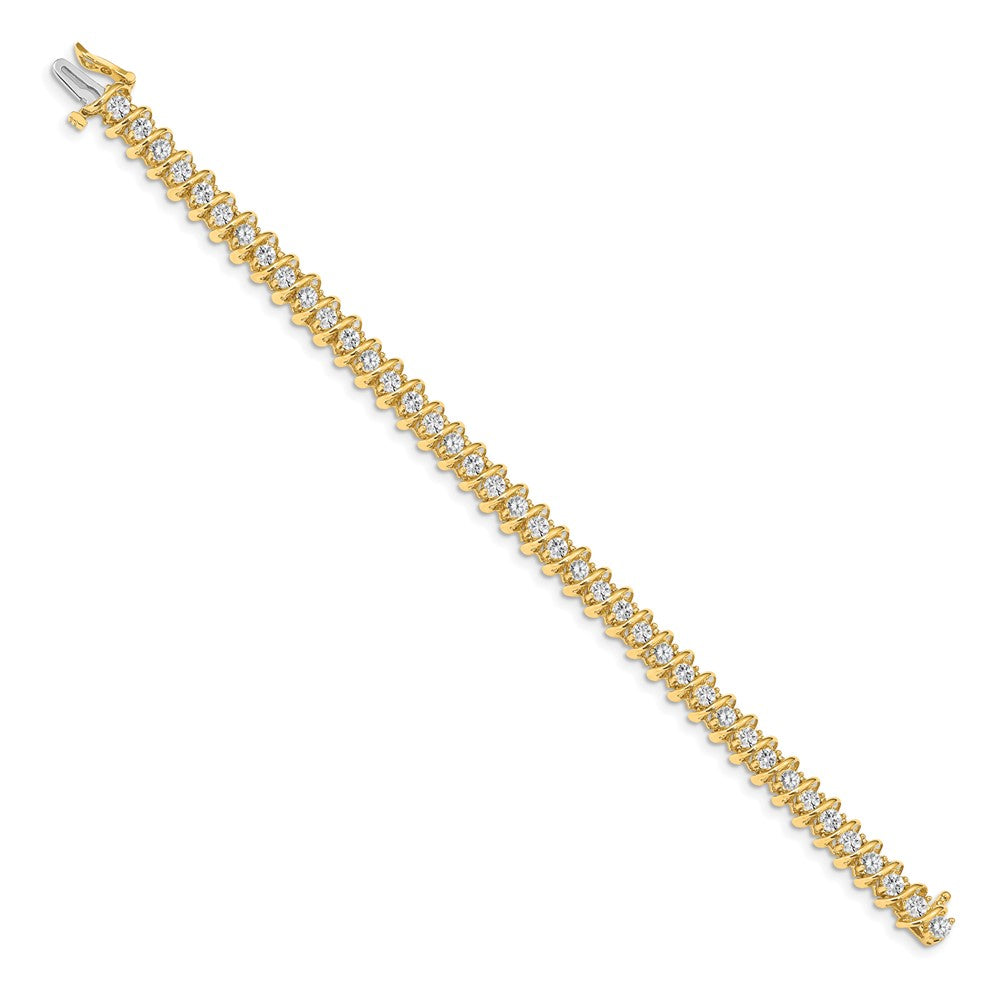 14k A Diamond Tennis Bracelet
