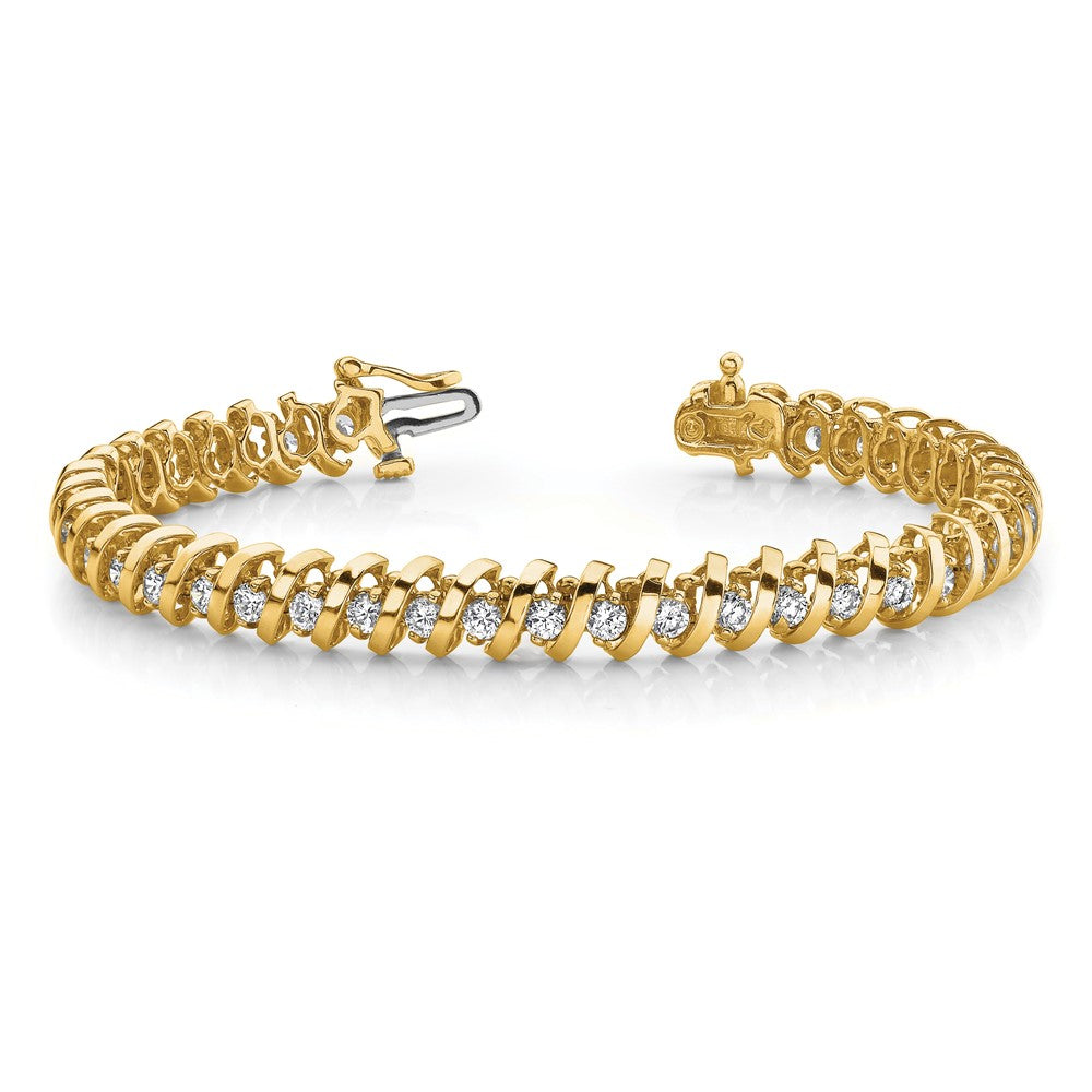 14k 2.9mm Diamond Tennis Bracelet Mounting