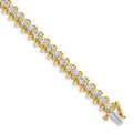 14k 3.3mm Diamond Tennis Bracelet Mounting