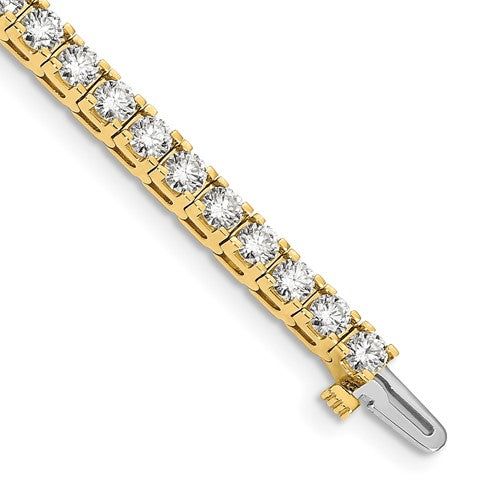 14k AA Diamond Tennis Bracelet
