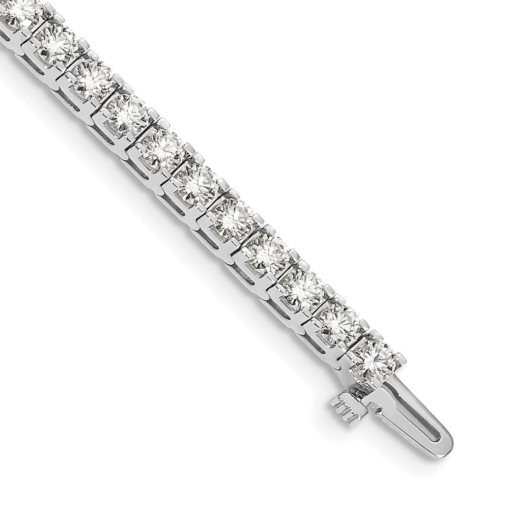 14k White Gold AAA Diamond Tennis Bracelet
