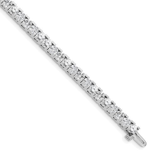 14k White Gold Tennis Bracelet Mounting