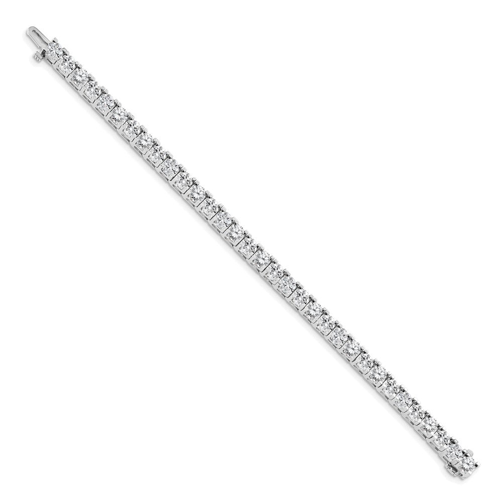 14k White Gold A Diamond Tennis Bracelet