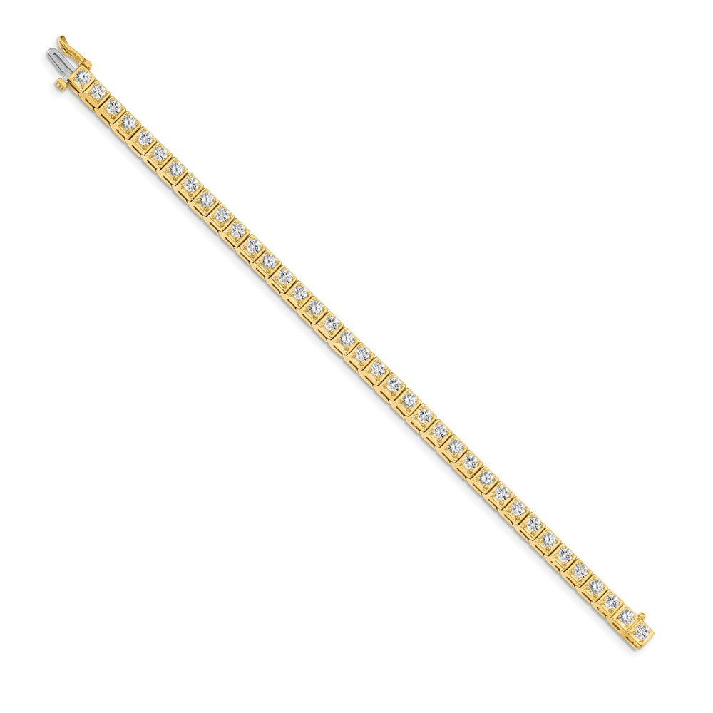 14k AAA Diamond Tennis Bracelet