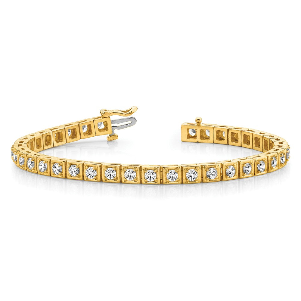 14k A Diamond Tennis Bracelet