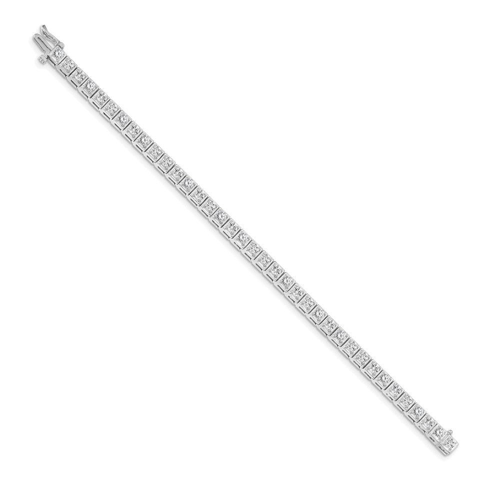 14k White Gold Tennis Bracelet Mounting