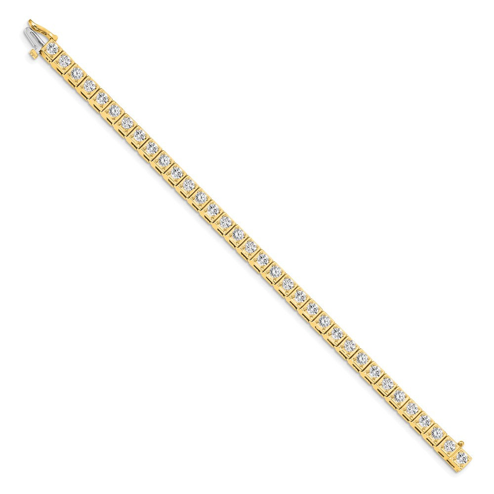 14k AAA Diamond Tennis Bracelet