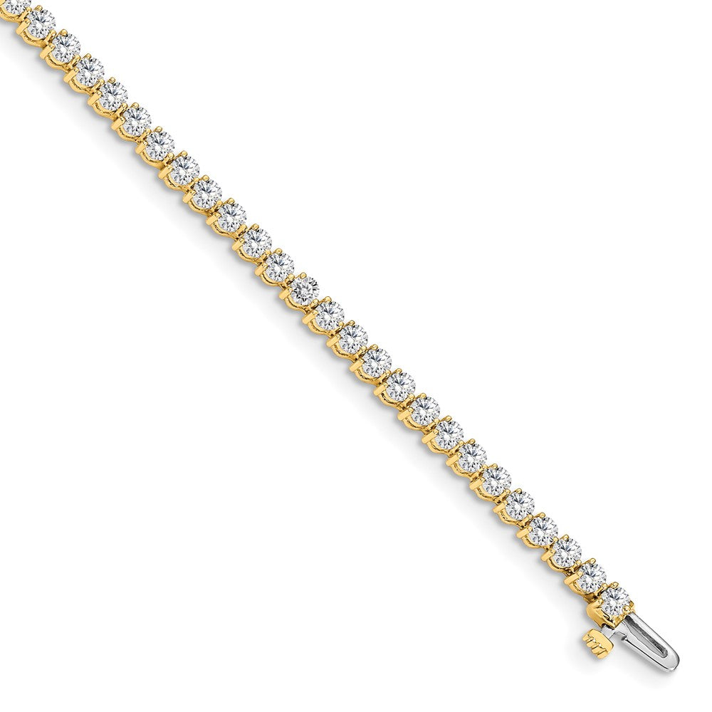14k AAA Diamond Tennis Bracelet
