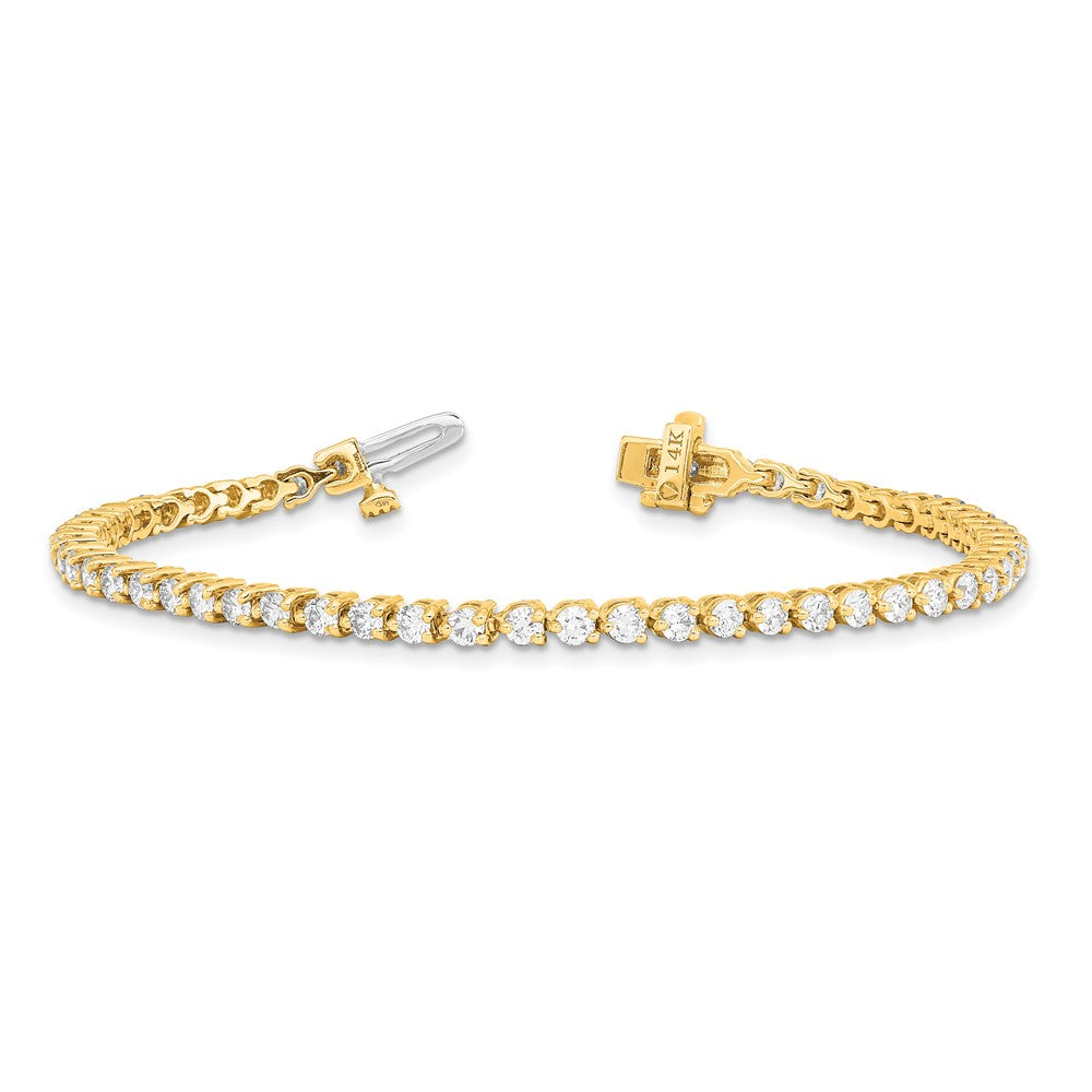 14k AAA Diamond Tennis Bracelet
