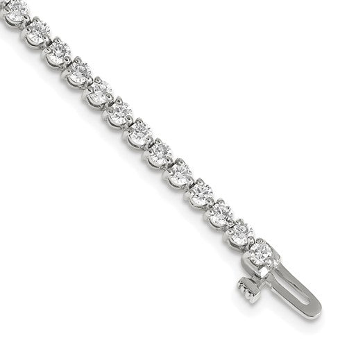 14k White Gold VS Diamond Tennis Bracelet