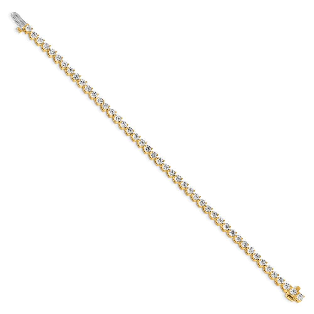 14k AAA Diamond Tennis Bracelet