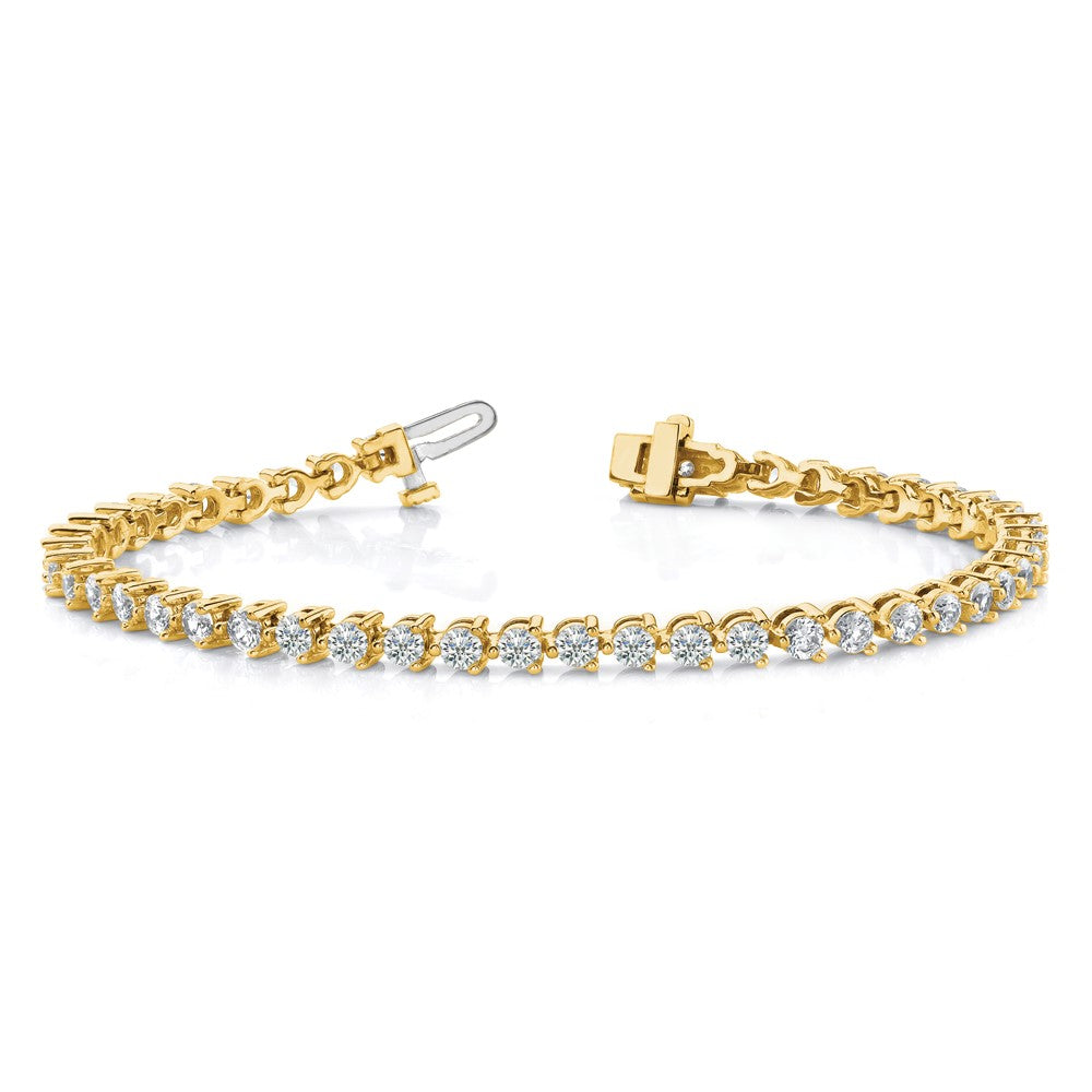 14k AAA Diamond Tennis Bracelet