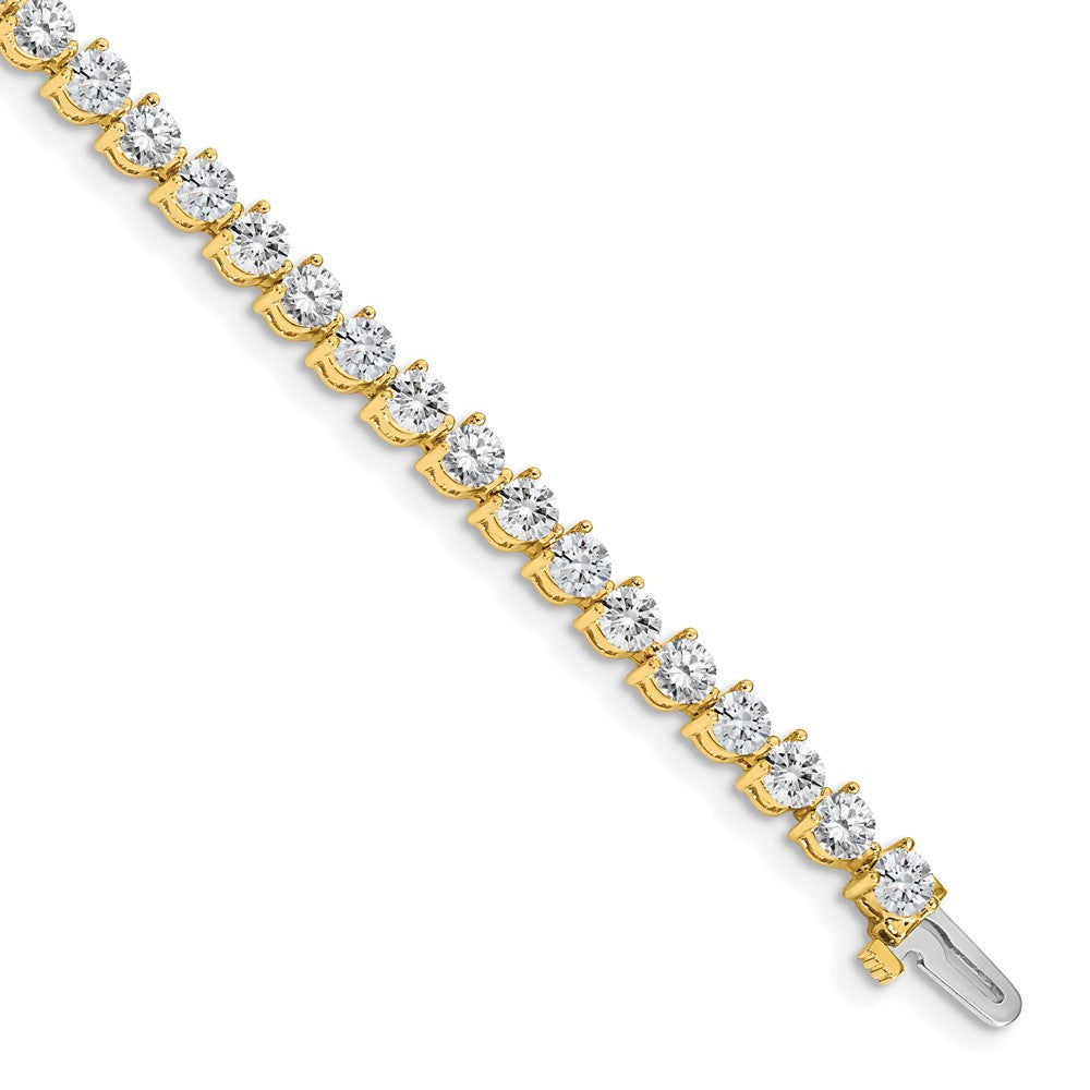 14k AAA Diamond Tennis Bracelet