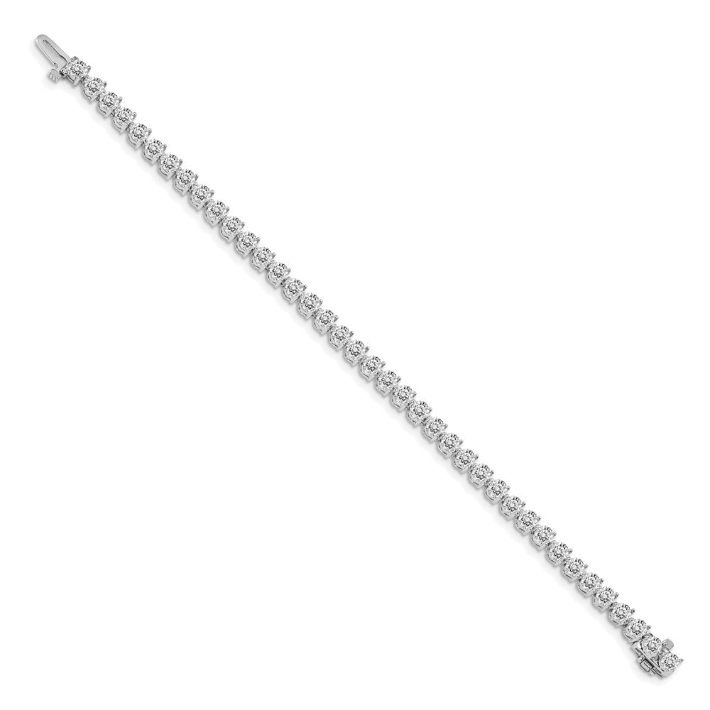 14k White Gold VS Diamond Tennis Bracelet
