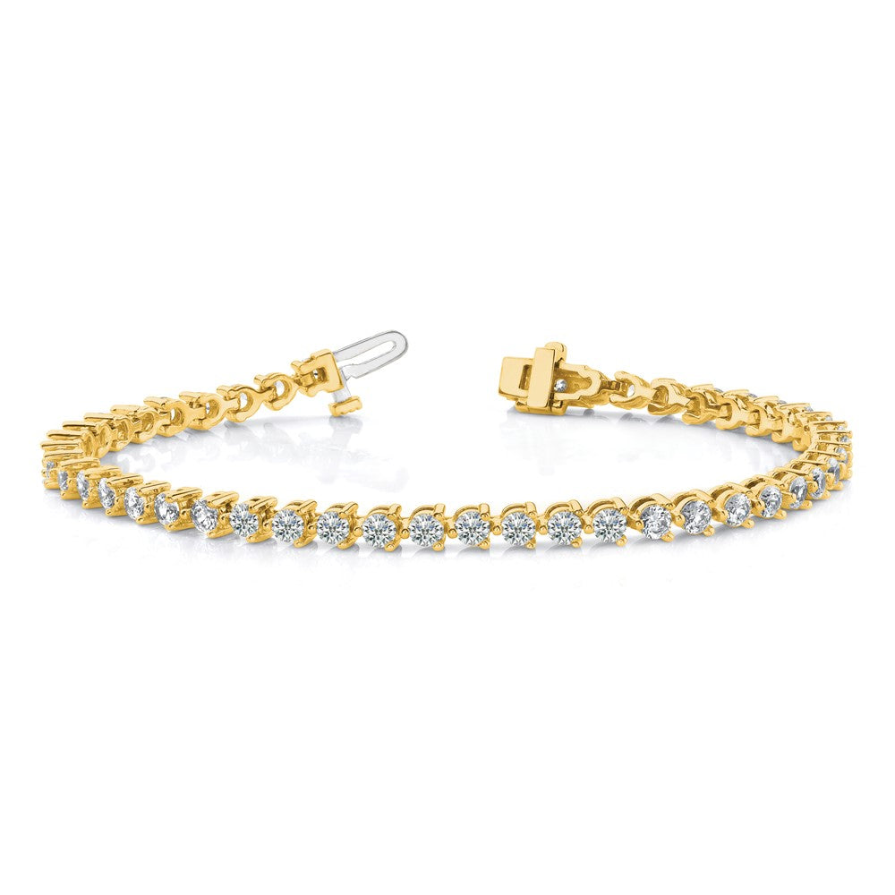 14k AAA Diamond Tennis Bracelet