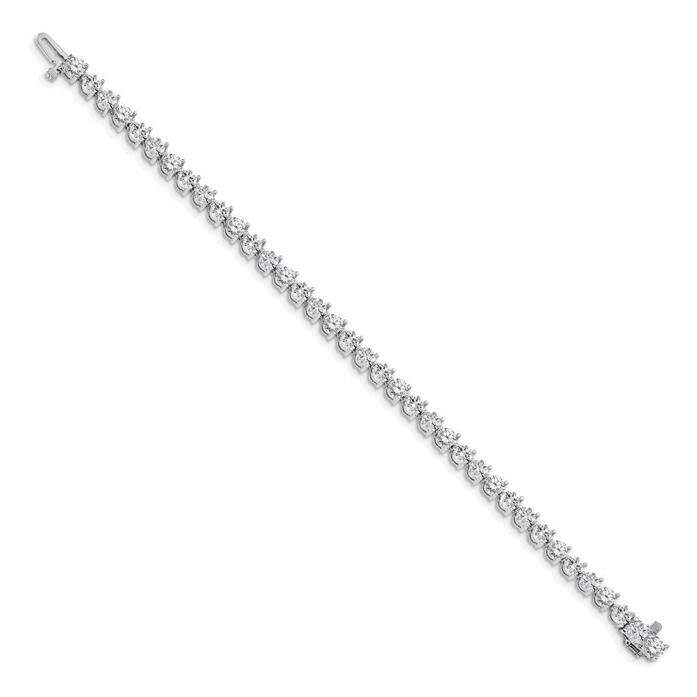 14k White Gold Diamond Tennis Bracelet Mounting
