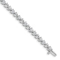 14k White Gold VS Diamond tennis bracelet