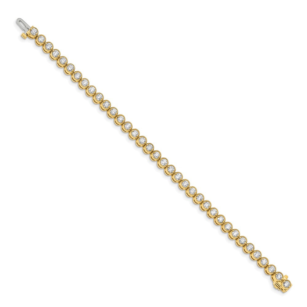 14k AAA Diamond Tennis Bracelet