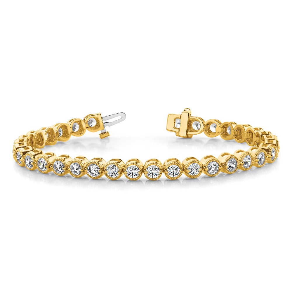 14k AAA Diamond Tennis Bracelet