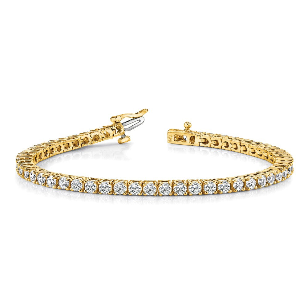 14k AAA Diamond Tennis Bracelet