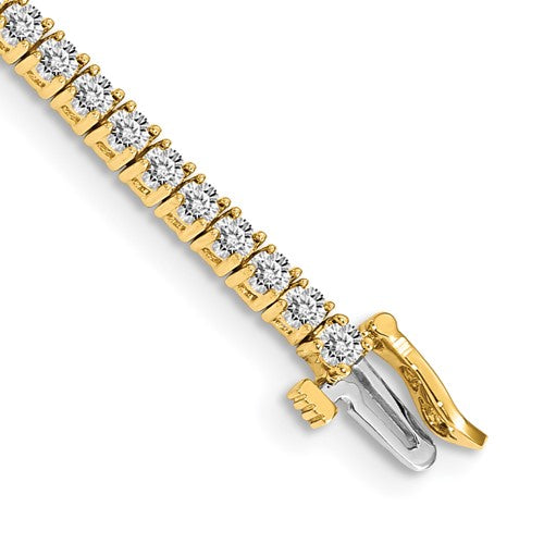 14k A Diamond Tennis Bracelet