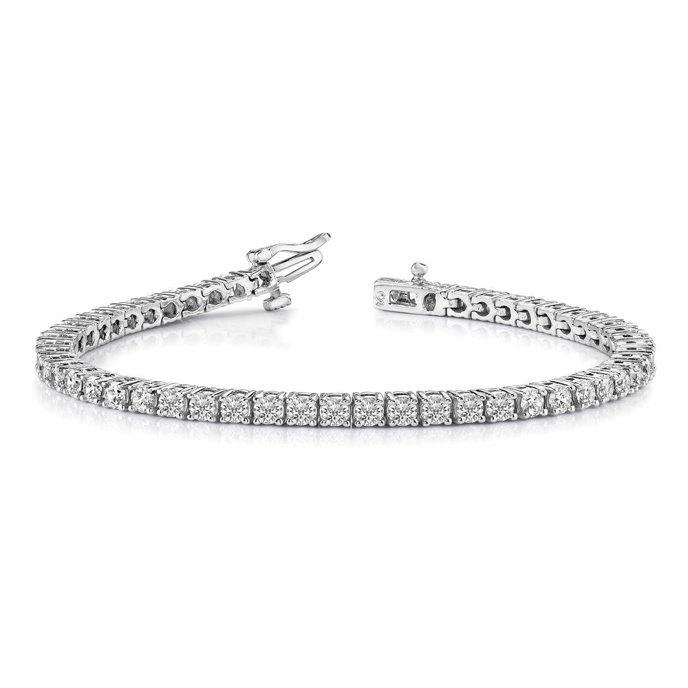 14k White Gold VS Diamond Tennis Bracelet