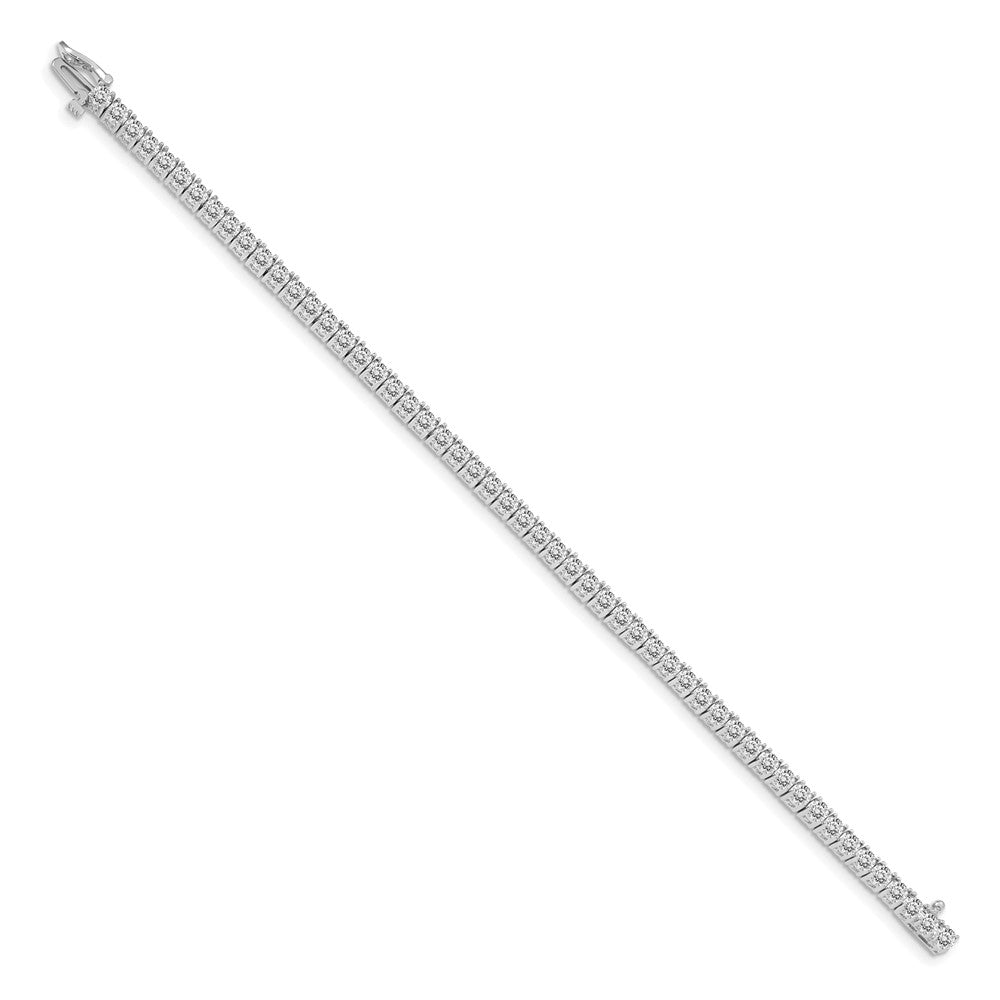 14k White Gold Bracelet Mounting