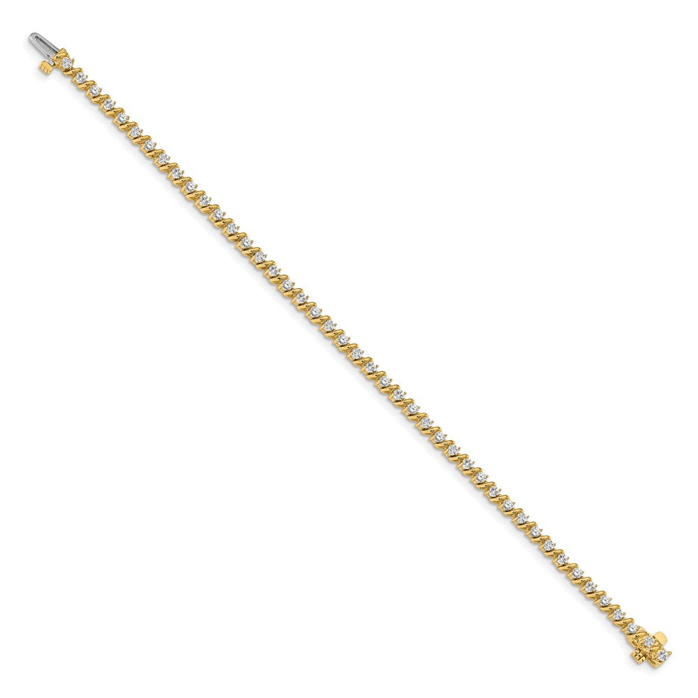 14k A Diamond Tennis Bracelet